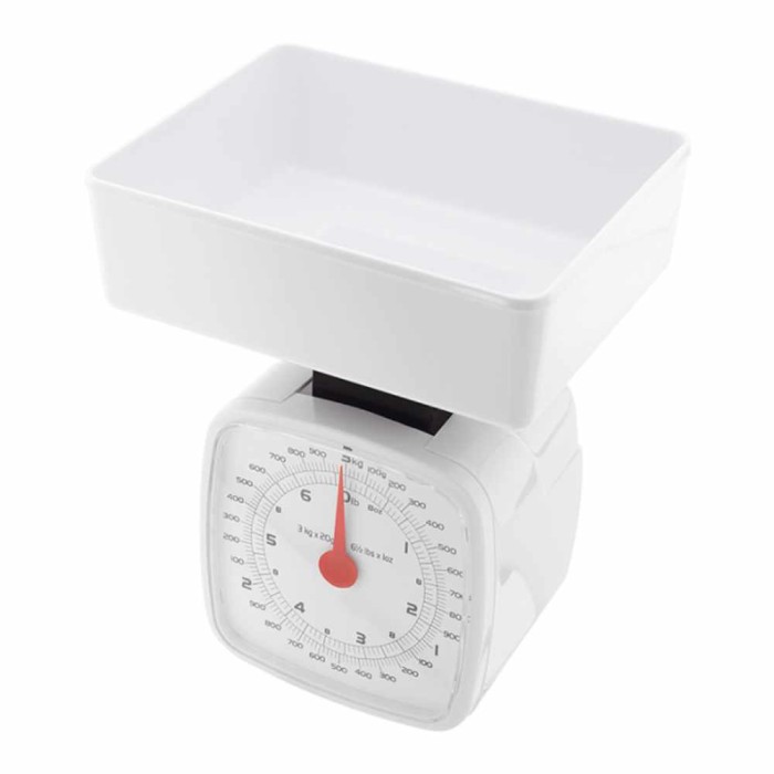 Kitchen 3kg Traditional White Scale