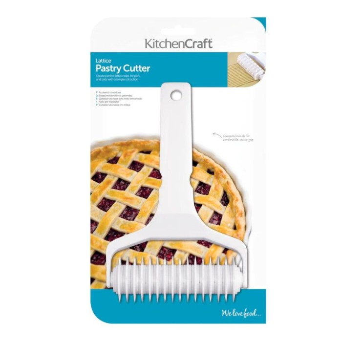 White Lattice Pastry Roller