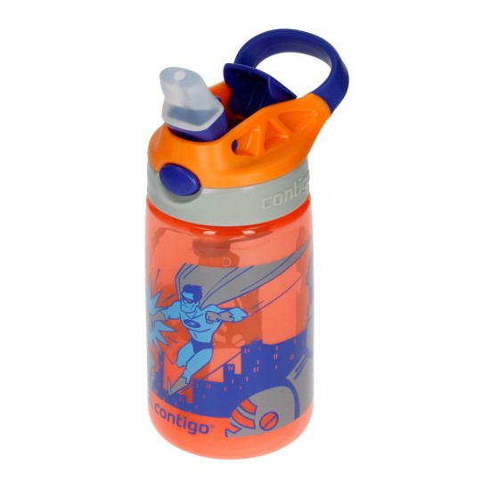Kids Gizmo Flip Nectarine Superhero Water Bottle 420ml