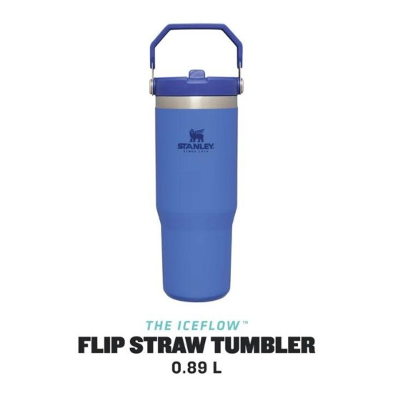 Classic Iceflow Flip Straw Tumbler Iris 890ml