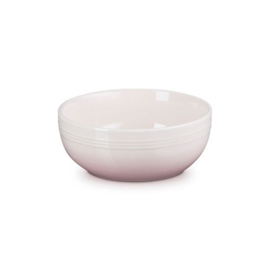 Stoneware Coupe Cereal Bowl Shell Pink 770ml