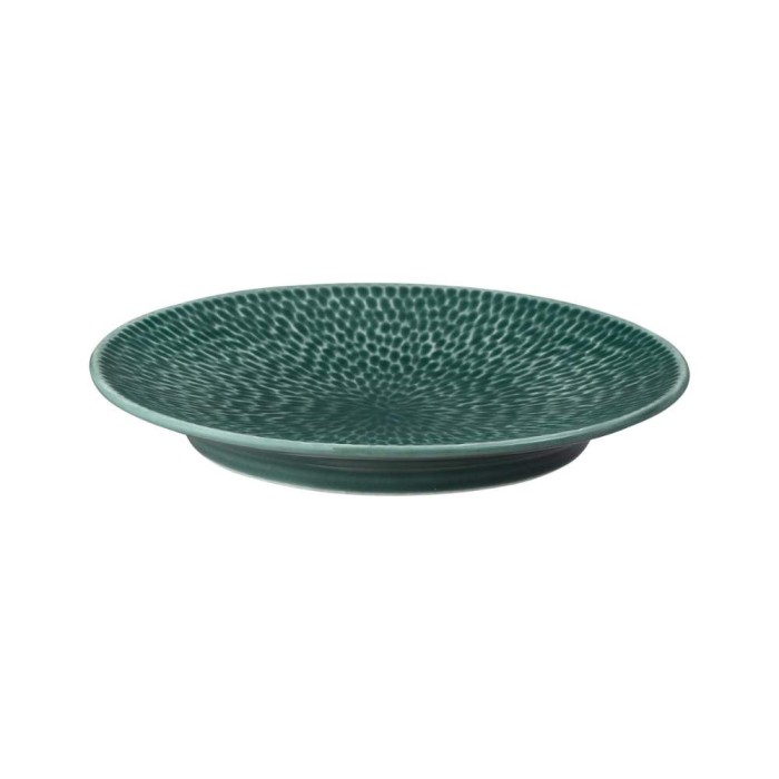Porcelain Carve Green Small Plate