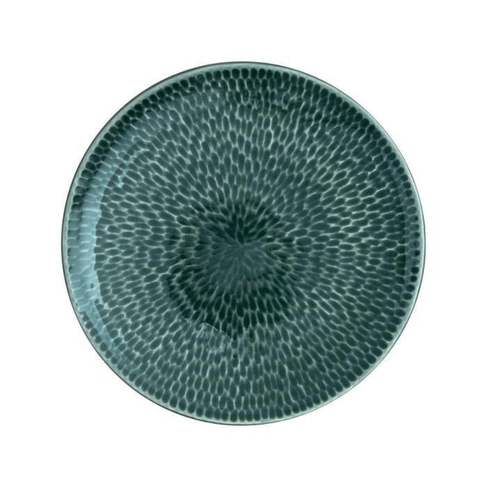 Porcelain Carve Green Small Plate