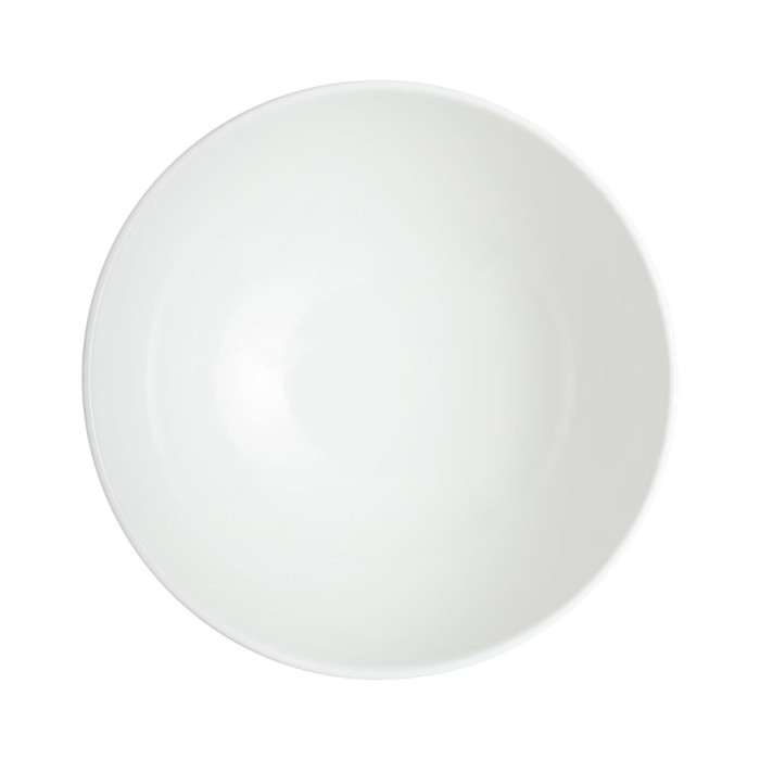 Porcelain Carve White Cereal Bowl