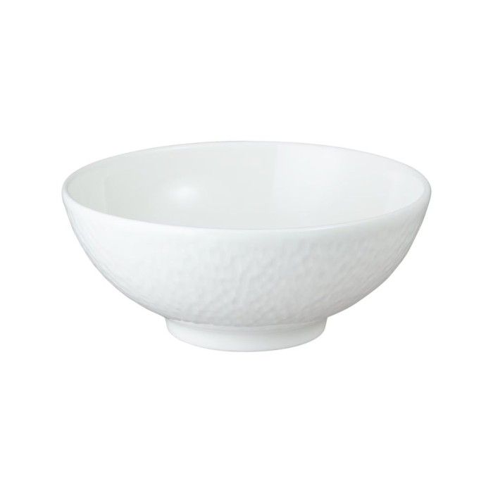 Porcelain Carve White Cereal Bowl