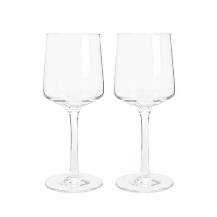 Set of 2 White Wine Glasses
