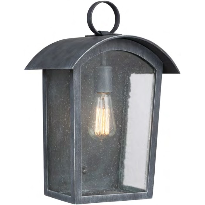 Hodges Small Wall Lantern Ash Black
