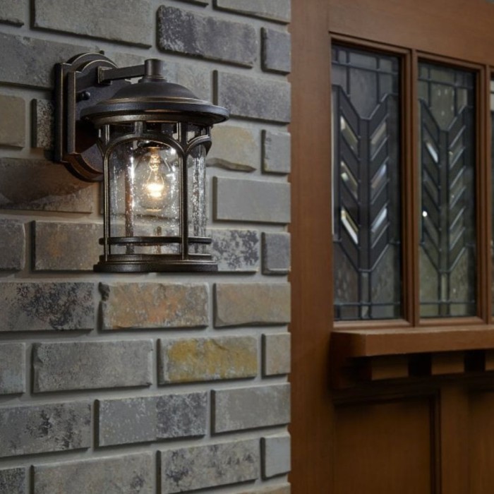 Marblehead 1 Light Small Wall Lantern Bronze