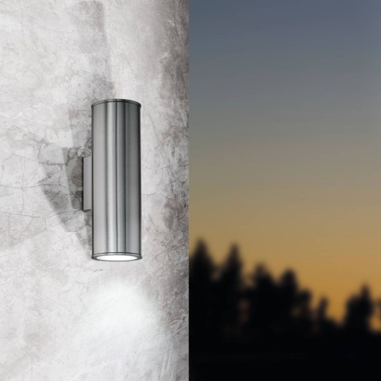 Riga Up & Down LED Wall Light Stainless Steel