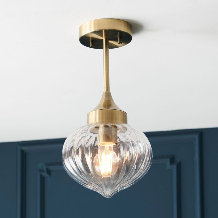 Addington Ceiling Light Brass