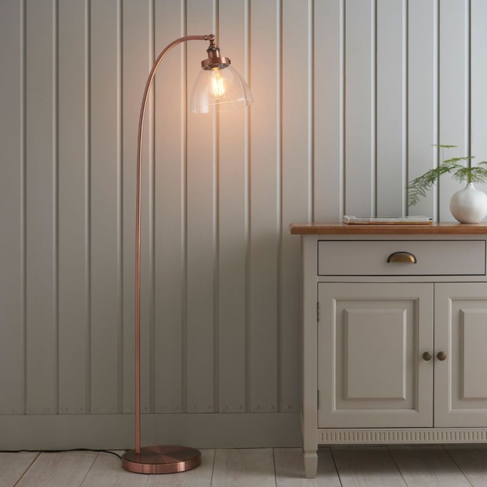 Hansen Floor Light Aged Copper