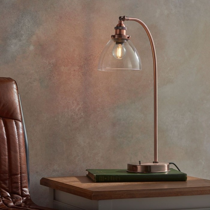 Hansen Table Light Aged Copper