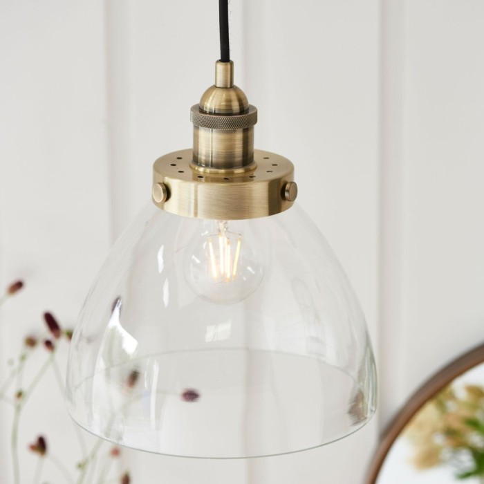 Hansen Pendant Light Antique Brass