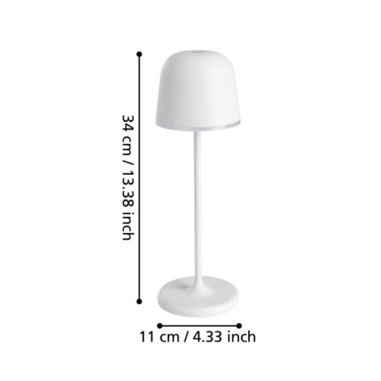 Mannera LED Table Light Grey