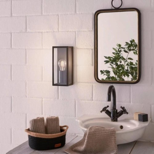 Amezola 1 Light Lantern Wall Lamp