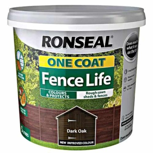 One Coat Fence Life Dark Oak 5l