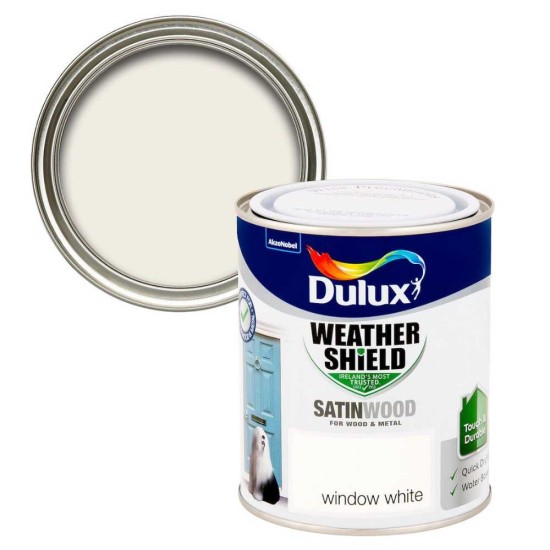 Weathershield Satinwood Window White 750ml