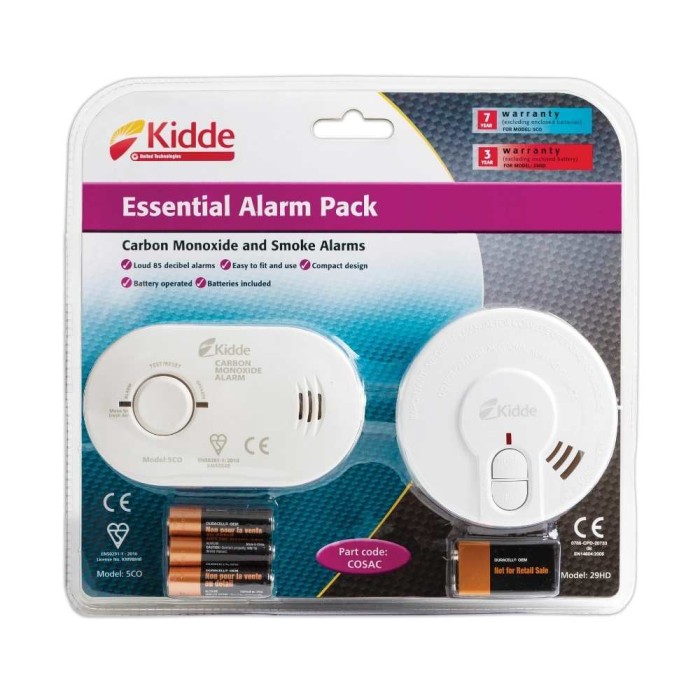 Essential Smoke & Carbon Monoxide Alarm Pack