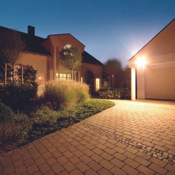 Slimline LED Floodlight w/PIR motion Sensor 20W