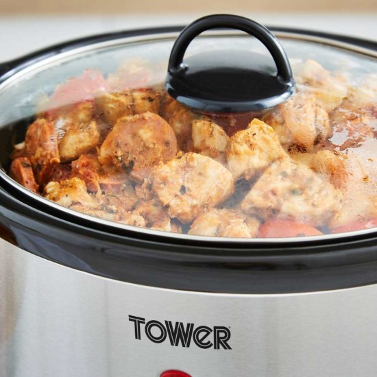 6.5L Slow Cooker Stainless Steel