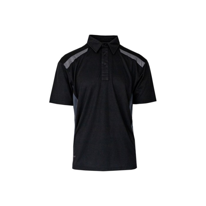 Pro Stretch Polo Shirt Black/Grey