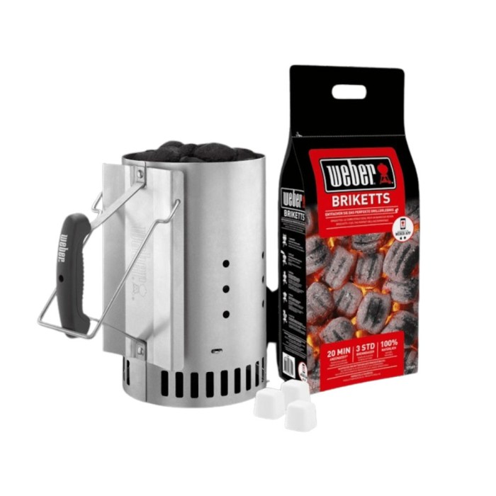 Weber Rapidfire Chimney Starter Set