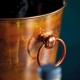 Stainless Steel Sparkling Wine Bucket with Copper Finish