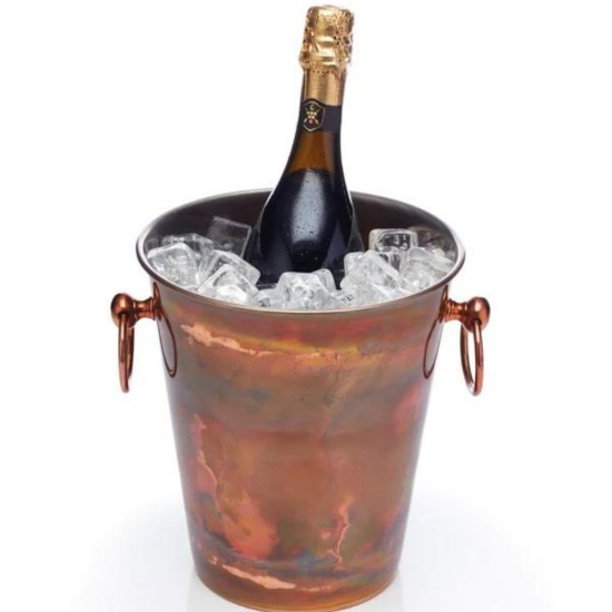 Stainless Steel Sparkling Wine Bucket with Copper Finish