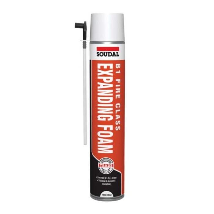 Soudal B1 Fire Class Expanding Foam Filler | Handheld | 750ml