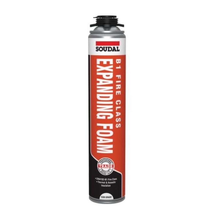Soudal B1 Fire Class Expanding Foam | Gun Grade | 750ml