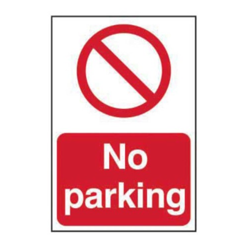 'No Parking' Sign