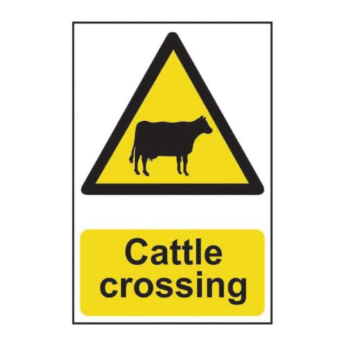 'Cattle Crossing' Sign
