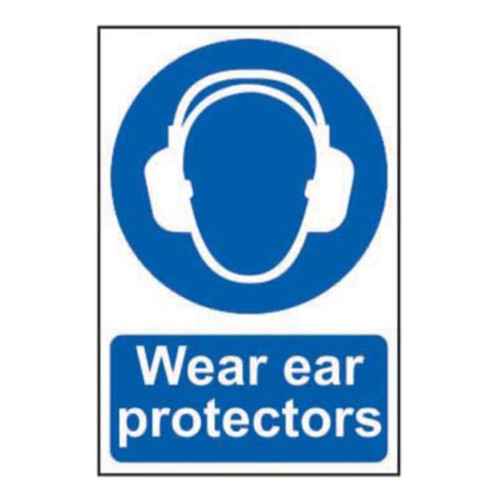 'Wear Ear Protectors' Sign
