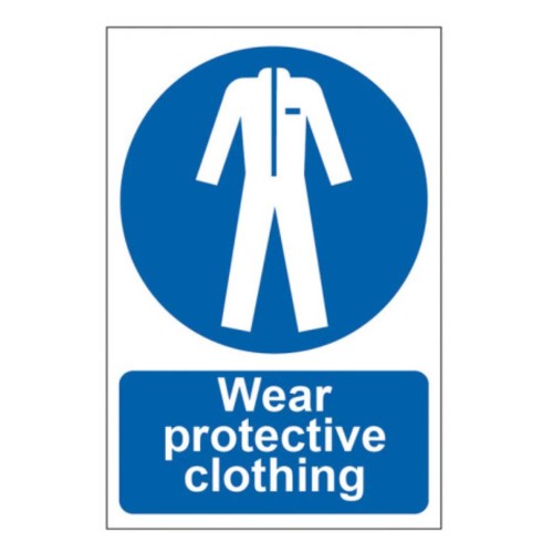 'Wear Protective Clothing' Sign