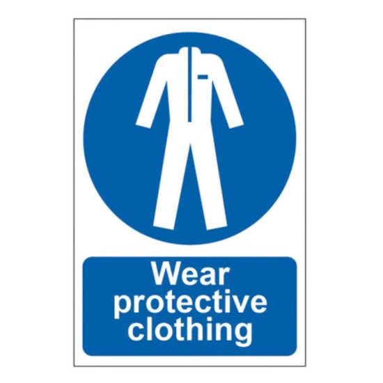'Wear Protective Clothing' Sign