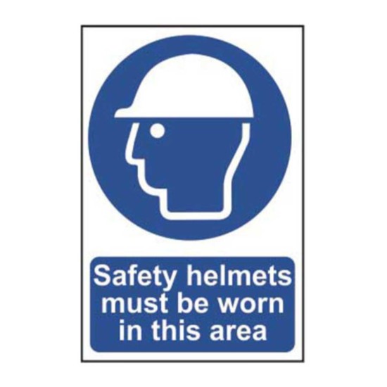 'Safety Helmet' Sign