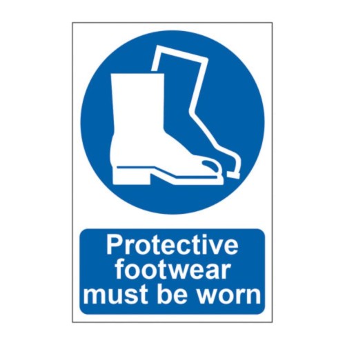 'Protective Footwear' Sign