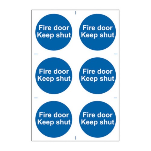 'Fire Door Keep Shut' Sign