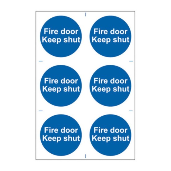 'Fire Door Keep Shut' Sign