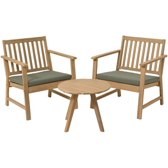 Acacia Wooden Garden Bistro Set