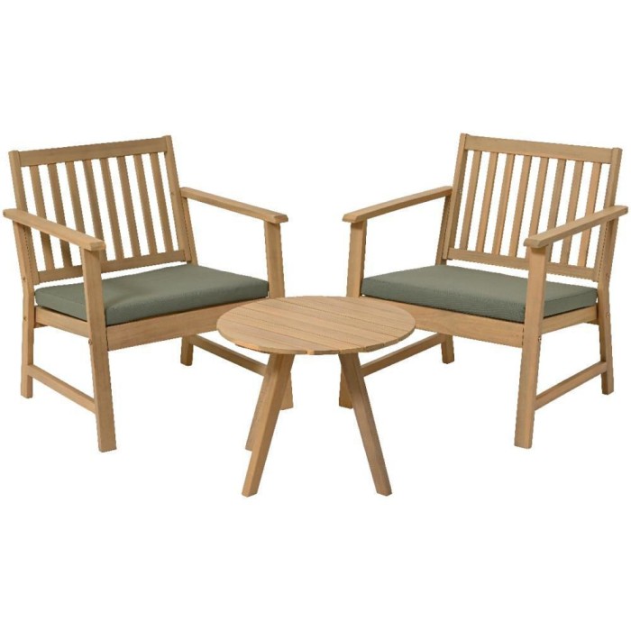 Acacia Wooden Garden Bistro Set