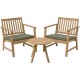 Acacia Wooden Garden Bistro Set