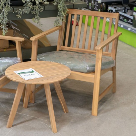 Acacia Wooden Garden Bistro Set