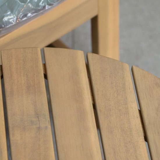 Acacia Wooden Garden Bistro Set