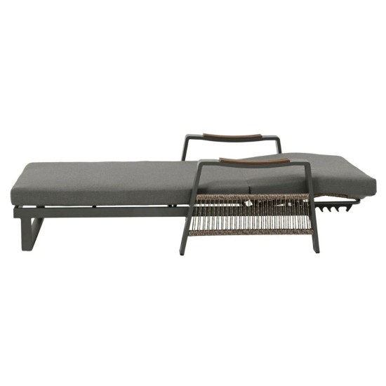 Monte Aluminium Sun Lounger | Anthracite