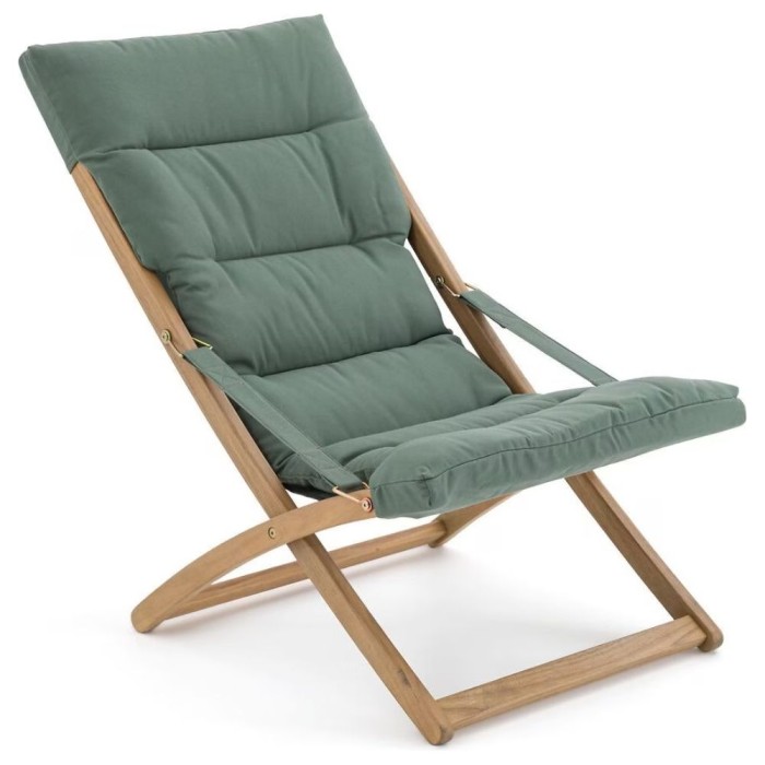 Acacia Wooden Folding Garden Lounge Chair