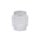 Chic Antique Tealight Holder with Pattern – Clear