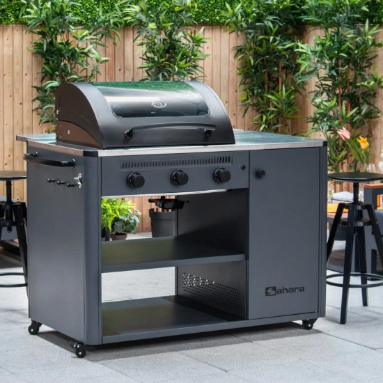 Sahara Arke 3 Burner Gas BBQ