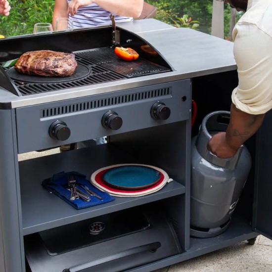 Sahara Arke 3 Burner Gas BBQ