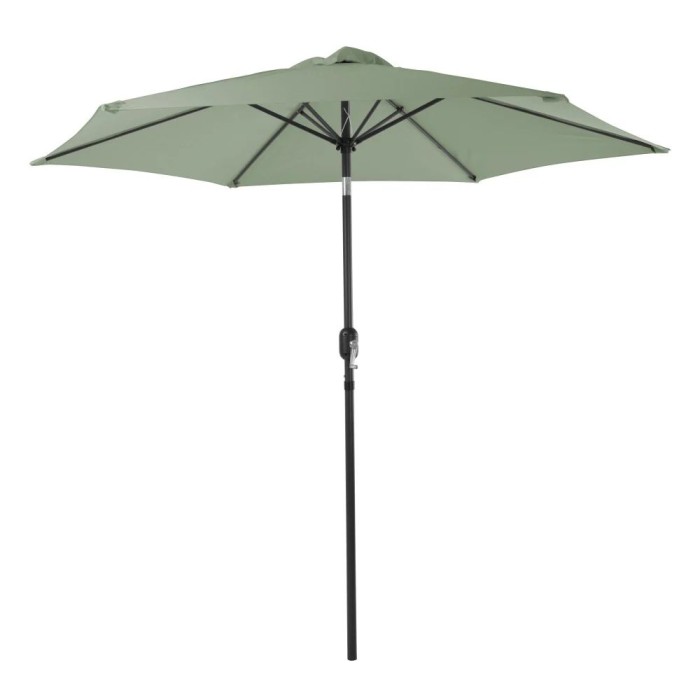 Crank & Tilt Aluminium Parasol | 2.7M | Colour Options
